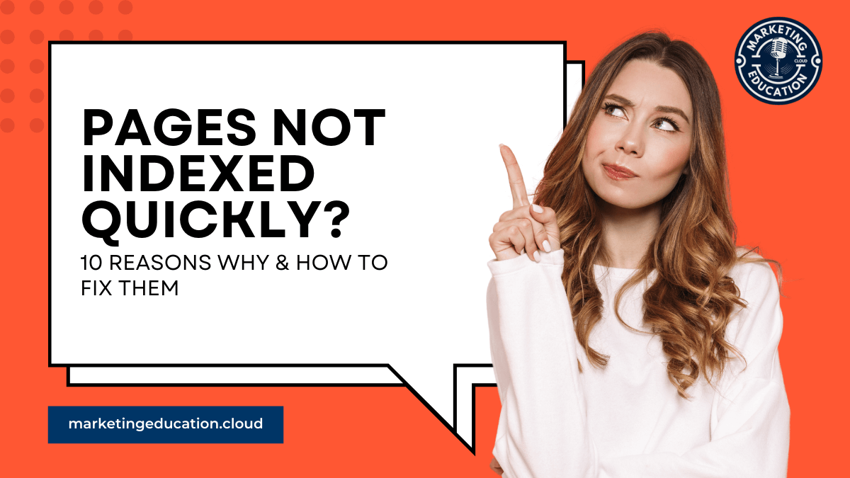 Pages not indexed quickly