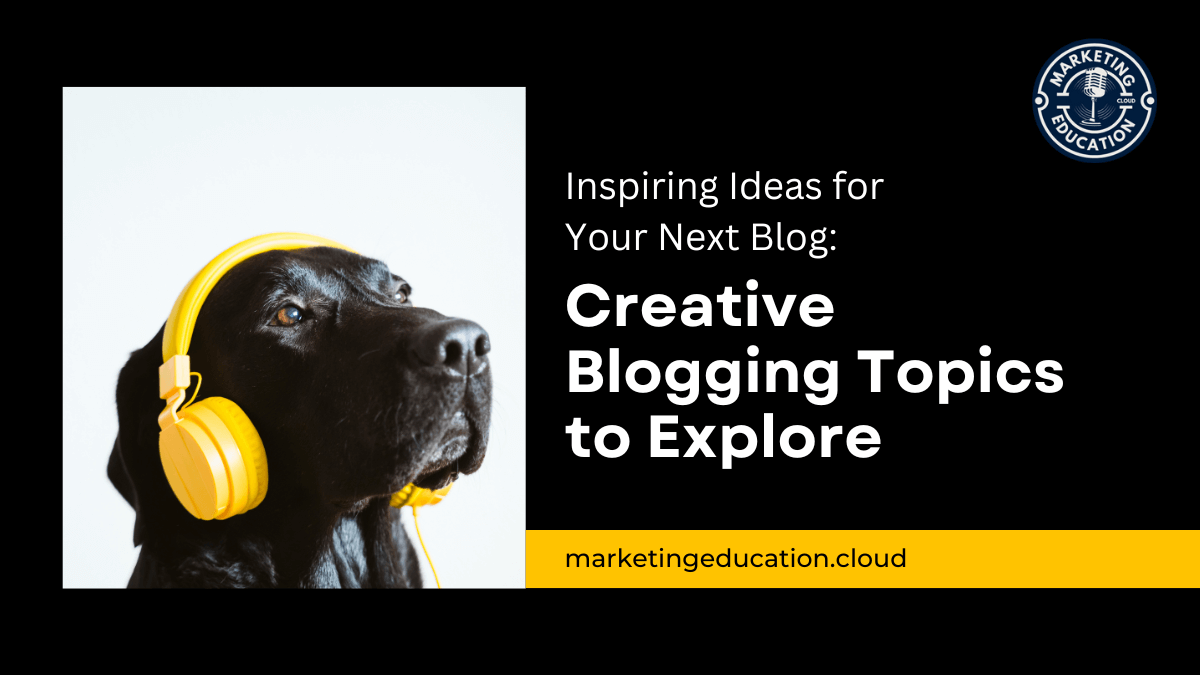 Creative blogging topics